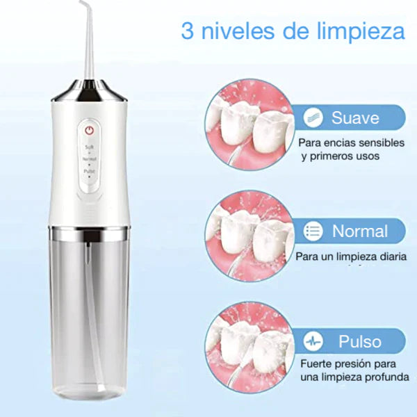 Irrigador bucal limpieza profunda - OFERTA 🔥