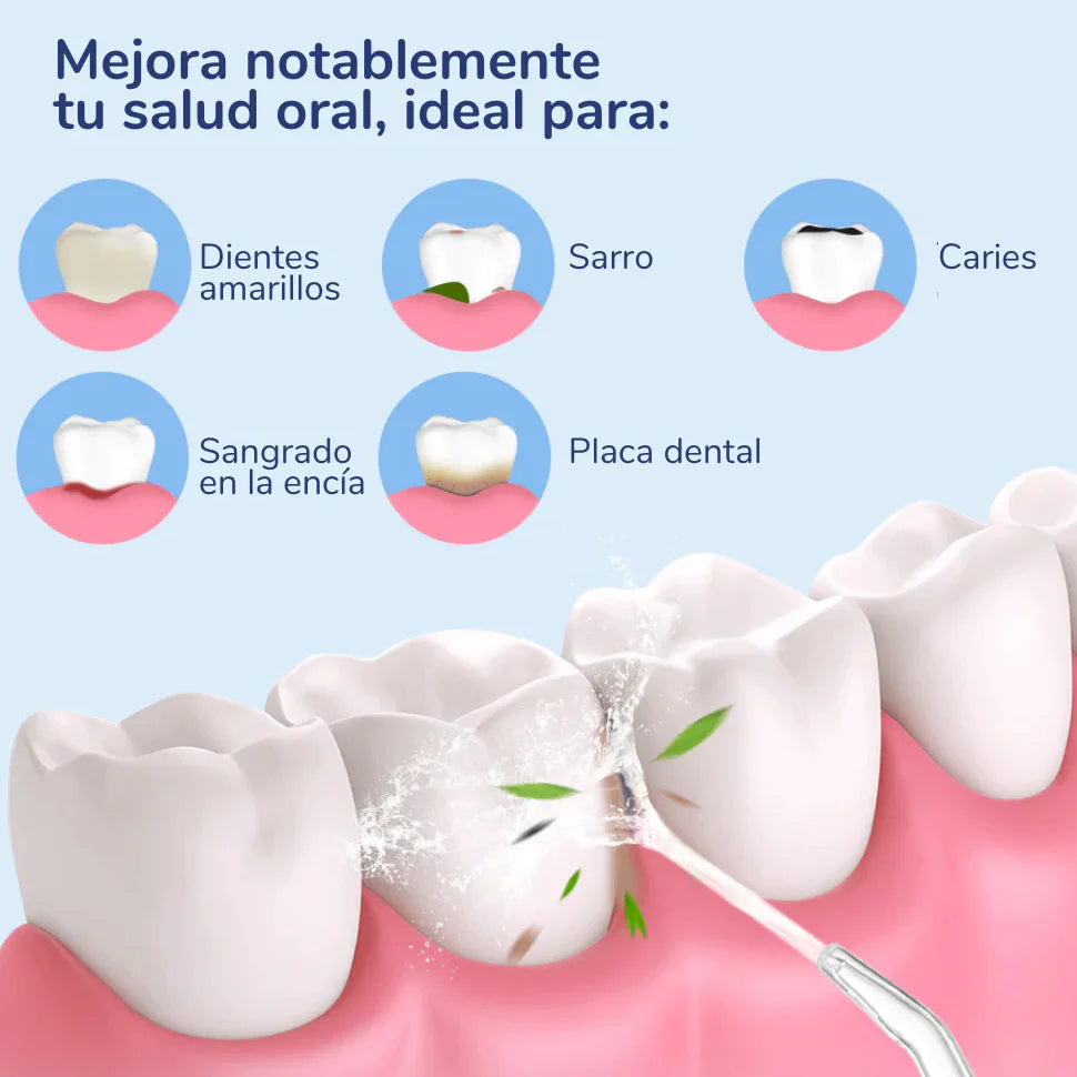 Irrigador bucal limpieza profunda - OFERTA 🔥